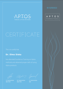Excellence Training on APTOS Methods – Thread Lifting using APTOS Products (2022)