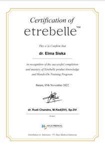 Certification of EtrebelleTM (2022)